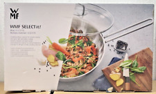WMF SELECT it! Wok mit Glasdeckel | 30 cm 5,5 L | Alle Herdarten | Edelstahl