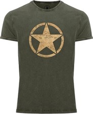 Nastrovje Potsdam Army Fan Used Look US Stern Vintage Star gr T-SHIRT NEU Gr.2XL