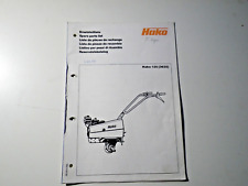 Ersatzteilliste Hako 125 (3625) Motor Aspera HS 50 Original Hako Hausdruckerei