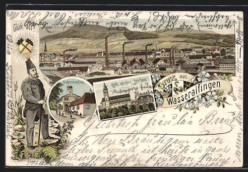 Lithographie wasseralfingen - lithographie,