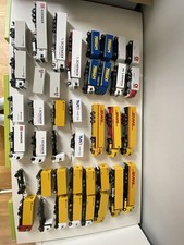 Herpa Riesen Konvolut DHL Rieck DPD Schenker Actros Volvo MAN Wechselbrücken