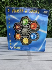Party DJ Disco Licht 6 Spots 