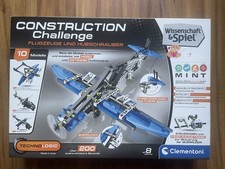 Construction Challenge Flugzeuge und Hubschrauber Clementoni, ab 8 Jahren