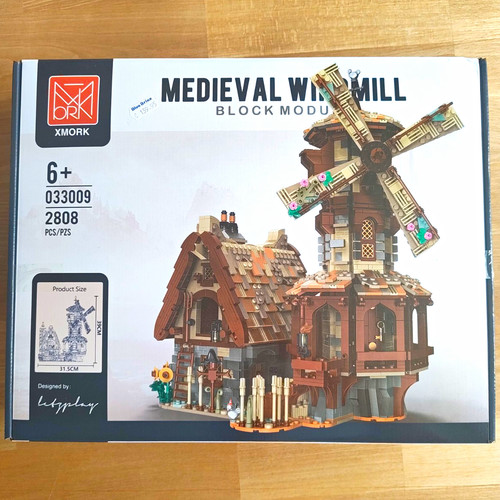 Xmork medieval windmill block - medieval,