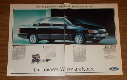 Seltene werbung ford scorpio - seltene,