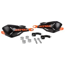 Acerbis Handschützer X-Factory Schwarz/Orange, Inkl. Anbaukit