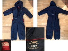 Skianzug Jungen Gr 116 dunkelblau Sigikid Only the best crew the flying dogs