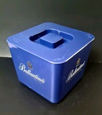 Ballentine's Eiswürfelbehälter Whisky Getränke/Flaschenkühler Blau - Scotch 
