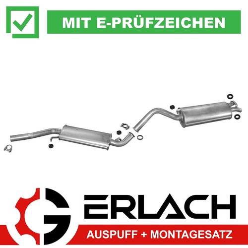 Edelstahl auspuffanlage für - edelstahl,