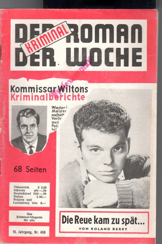 Kommissar wilton 458 die - nr., /
