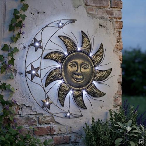 Abc home wanddeko - abc, sonne