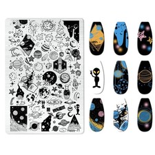 XXL Stamping Schablone Galaxy