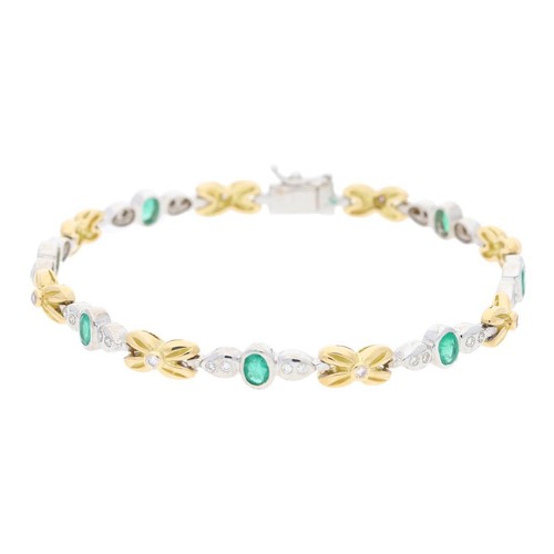 Armband gold weißgold - armband, 750