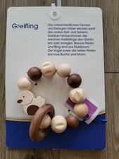 Greifling Holz braun beige neu