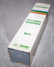 1  BRAUN PAXIMAT Dia Magazin für 50 glaslose 2 mm Rahmen.