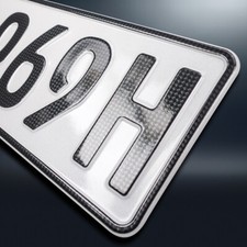 1 CARBON Kennzeichen |