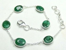 💚Smaragd Armband 925 Silber