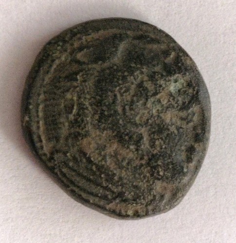 Alte griechische bronze münze - alte,