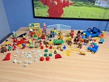 😁 Playmobil 4230 Zirkus Zoo Clown Löwen Seelöwe Spielplatz Zauber Auto blau