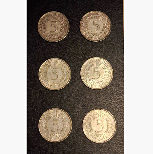 Silberadler set 1951 - 6x, 5