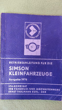 Simson Schwalbe Star  Betriebsanleitung, Original,  Ausgabe von 1974