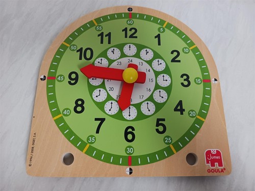 Jumbo goula lernuhr holz - jumbo,