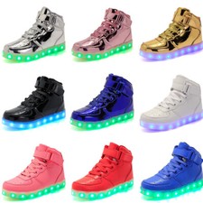 LED Farbwechsel Turnschuhe Schuhe Sneaker Leuchtende Blinkschuhe