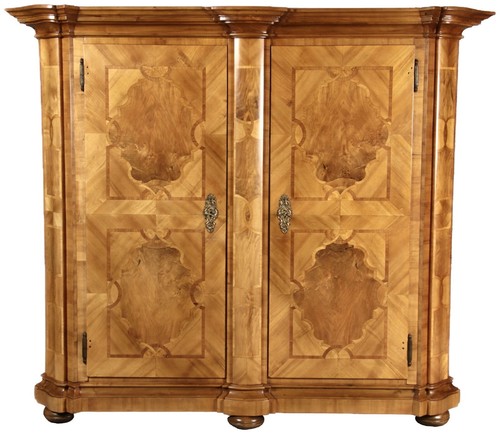 Antiker barockschrank nussbaum - antiker,