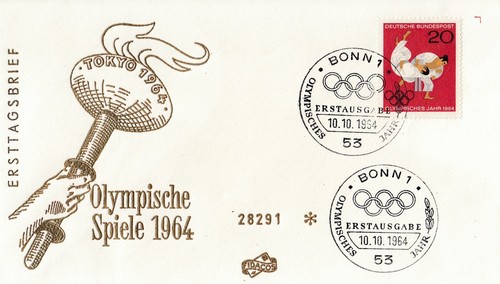 Ersttagsbrief olympische - ersttagsbrief,