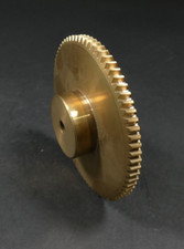 Schneckenrad 2 gängig, rechts | Achsabstand 44,5 mm | Zähnezahl 75 | Modul 1