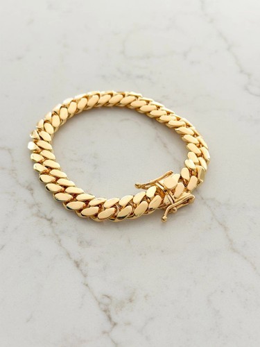 14k gelbgold vergoldet - vergoldet, miami