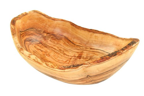 Obstschale olivenholz - obstschale,