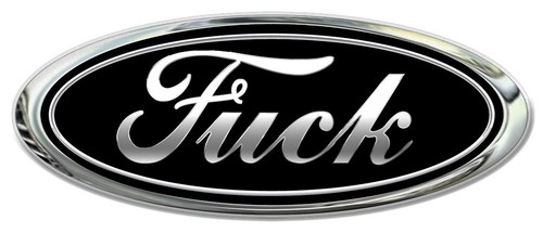 Aufkleber logo ford fuck humor - aufkleber,