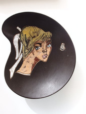 Keramik Wandteller 50er Jahre