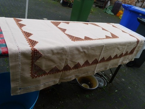 Tischdecke hardanger - tischdecke,