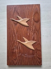 Wandrelief Wandbild Vögel