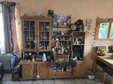 Wohnwand Kiefernholz HOME