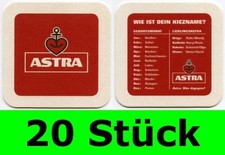 20 Stück Bierdeckel ASTRA