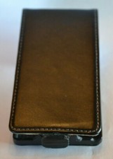 Klapphülle Flipcase für Nokia Lumia 800 Schwarz m. Magnetverschluß