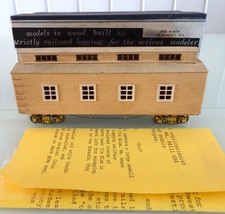 NWSL Connoisseur Line H0 Amerikanischer Holzfäller Schlafwagen USA aus Echtholz