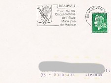 Frankreich Flamme aus Beauvais - Musik Schule, Trompete - musique