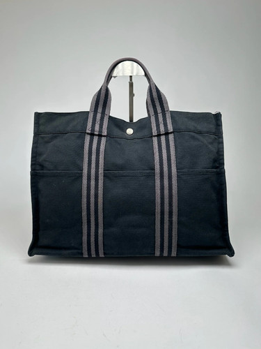 Vintage hermes canvas shopper - vintage,