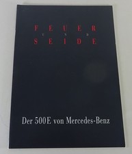 Prospekt / Broschüre | Mercedes-Benz W124 500E Feuer & Seide | Stand 02/1991