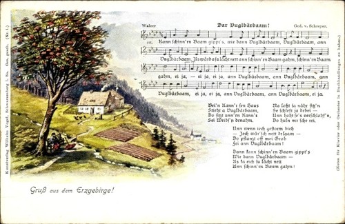 Lied vogel wilhelm dar - lied, ak