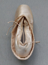 GRISHKO Spitzenschuhe "Fouetté" Gr. 3 xxx M (Gr. 34,5), Farbe Rosa/Satin.