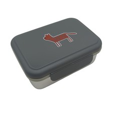 LÄSSIG Kinder Brotdose aus Edelstahl, Lunchbox für Kindergarten und Schule