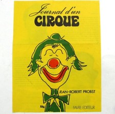 Prospekt Journal d’un cirque