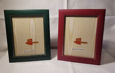 2x Fotorahmen Vintage grün+weinrot (11x13,5), Pocket Instam. (Fotos 10,2x7,7cm)