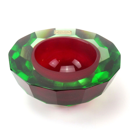 Murano glas aschenbecher - murano,