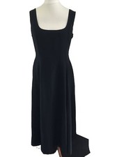 Swing Abendkleid Kleid 46 schwarz lang Ballkleid Prom Weit Prinzessin